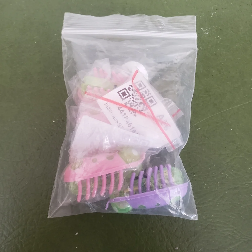 NWT Purple and Pink Robotic Battery Powered Bug Beetle Cat Toy Set X4